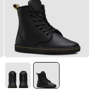 Black High-Top Boots